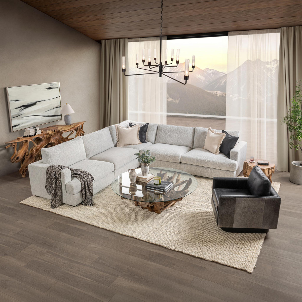 Lathe Swivel Chair by Classic Home at Eve Furniture