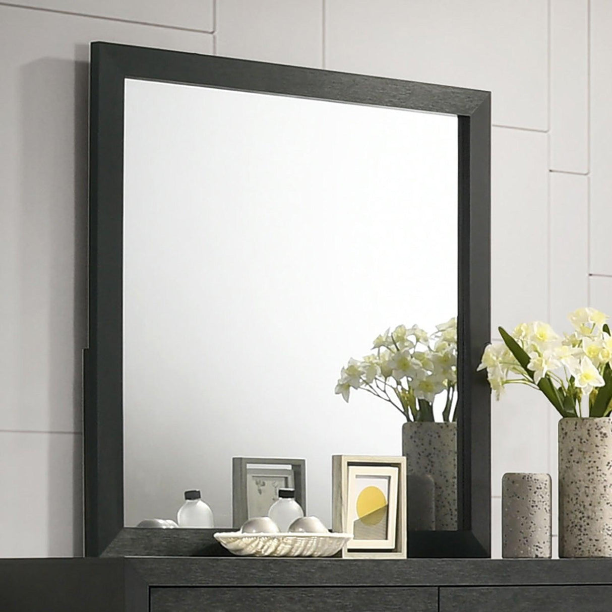 Latimer Black Mirror by Furniture of America at Eve Furniture