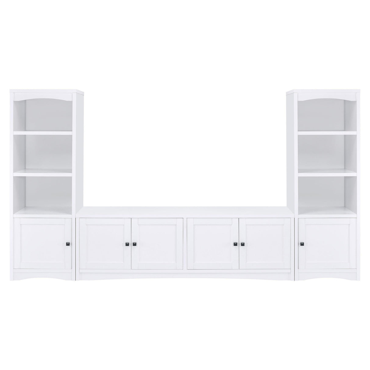 Laughlin Gunmetal 3-piece Entertainment Center by Coaster at Eve Furniture