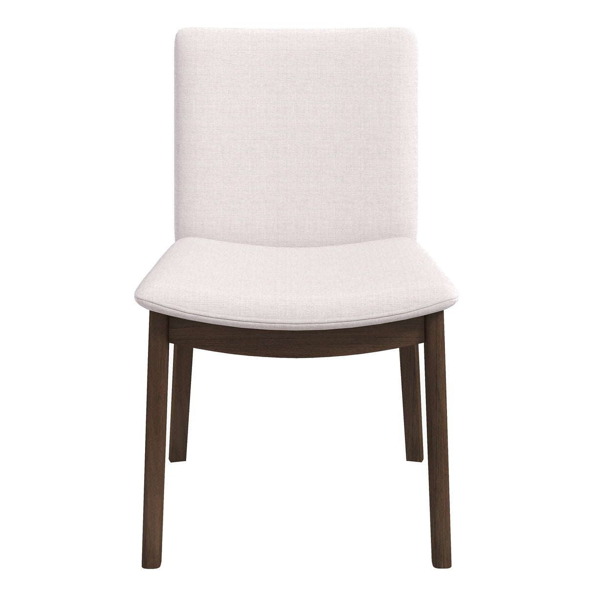 Laura Beige Linen Solid Wood Dining Chair (Set Of 2) by Ashcroft Imports at Eve Furniture