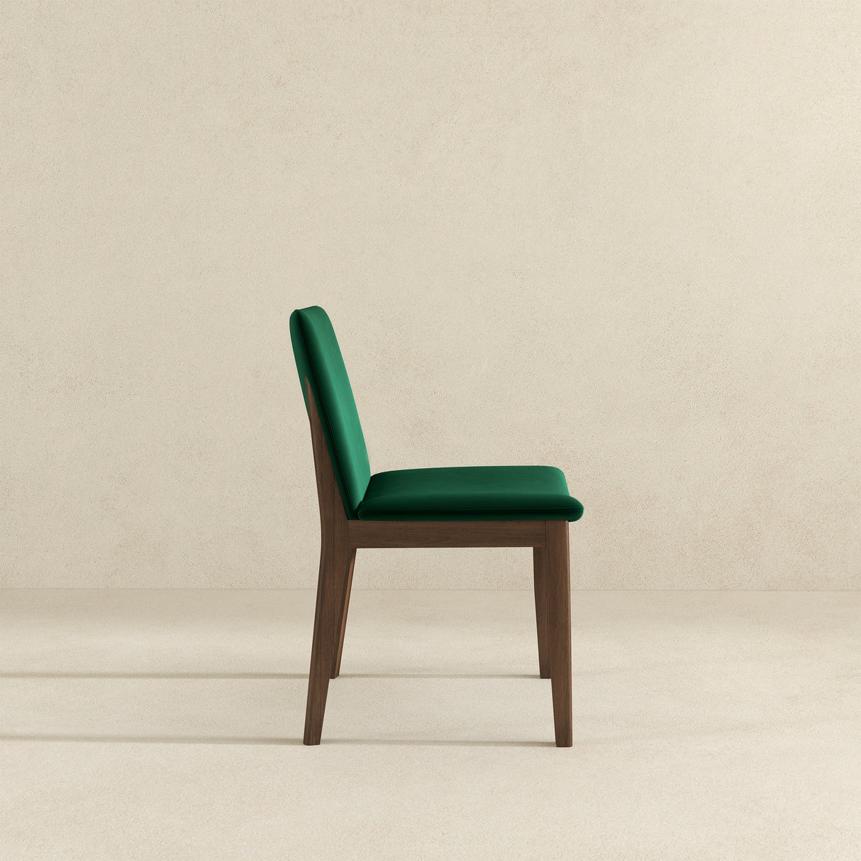Laura Green Velvet Solid Wood Dining Chair (Set Of 2) by Ashcroft Furniture at Eve Furniture