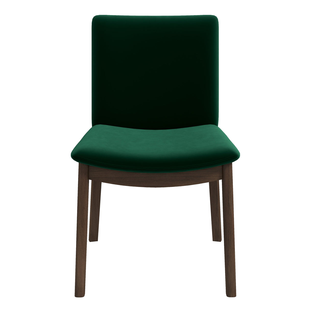 Laura Green Velvet Solid Wood Dining Chair (Set Of 2) by Ashcroft Imports at Eve Furniture