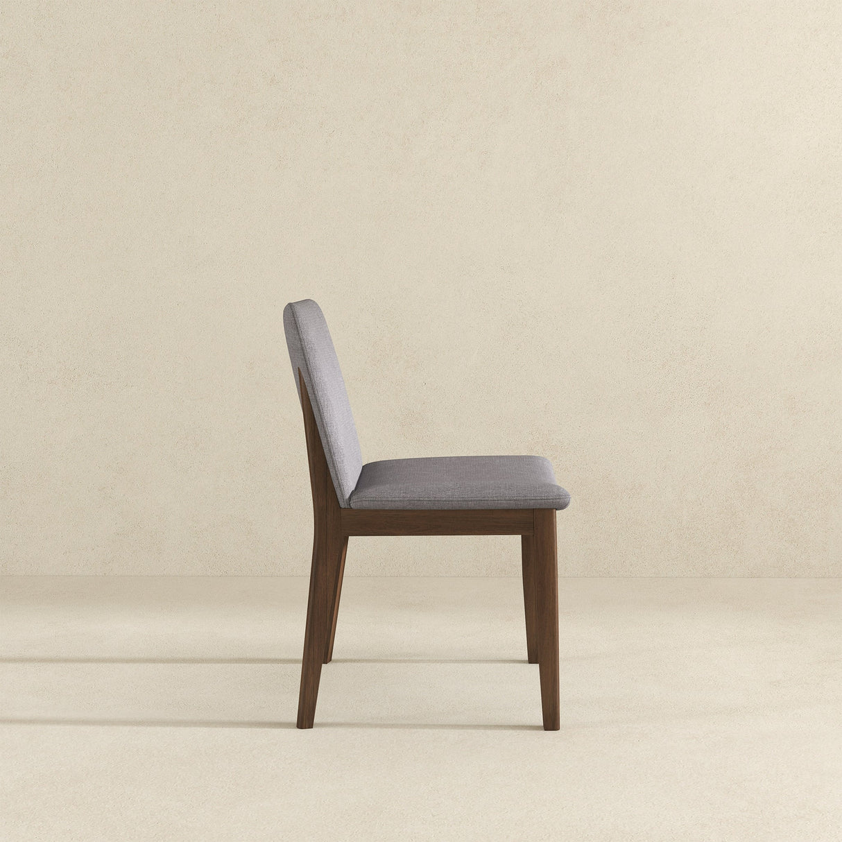 Laura Light Grey Linen Solid Wood Dining Chair (Set Of 2) by Ashcroft Furniture at Eve Furniture