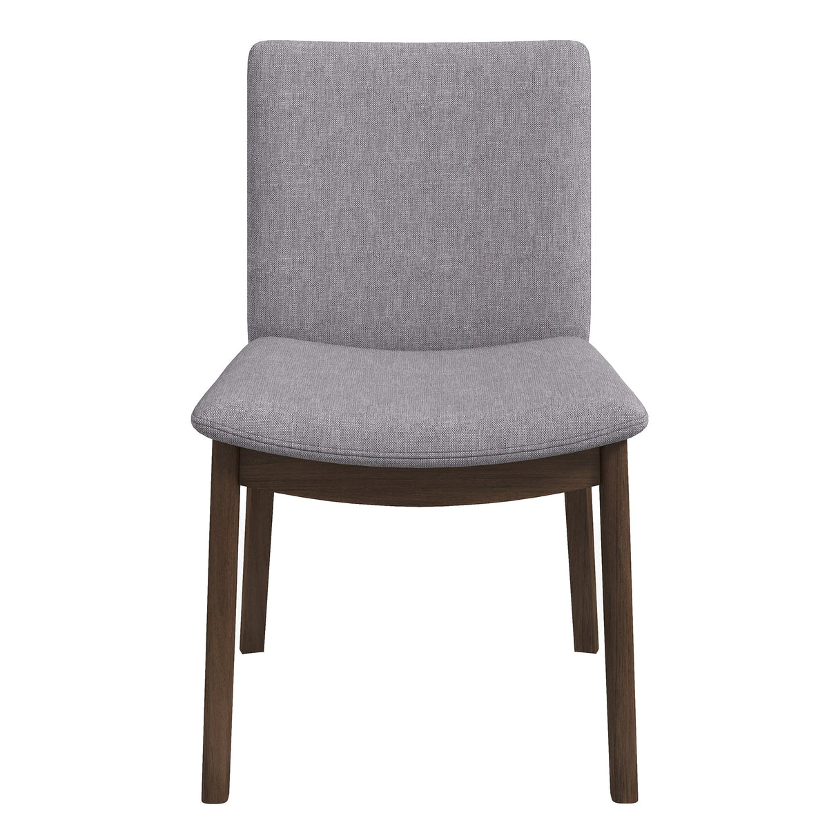 Laura Light Grey Linen Solid Wood Dining Chair (Set Of 2) by Ashcroft Imports at Eve Furniture