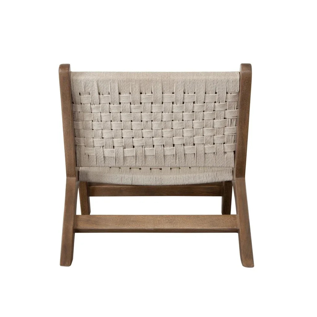 Laurel Beige Wood Framed Accent Chair by Diamond Sofa at Eve Furniture