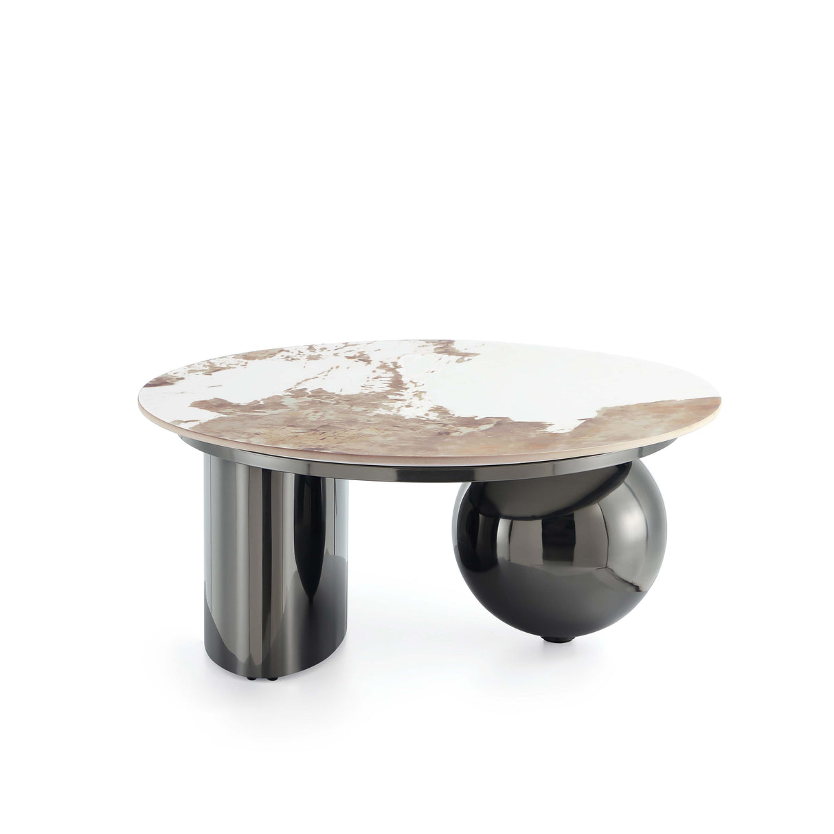 Laurel Coffee Table in Black by Manhattan Comfort at Eve Furniture