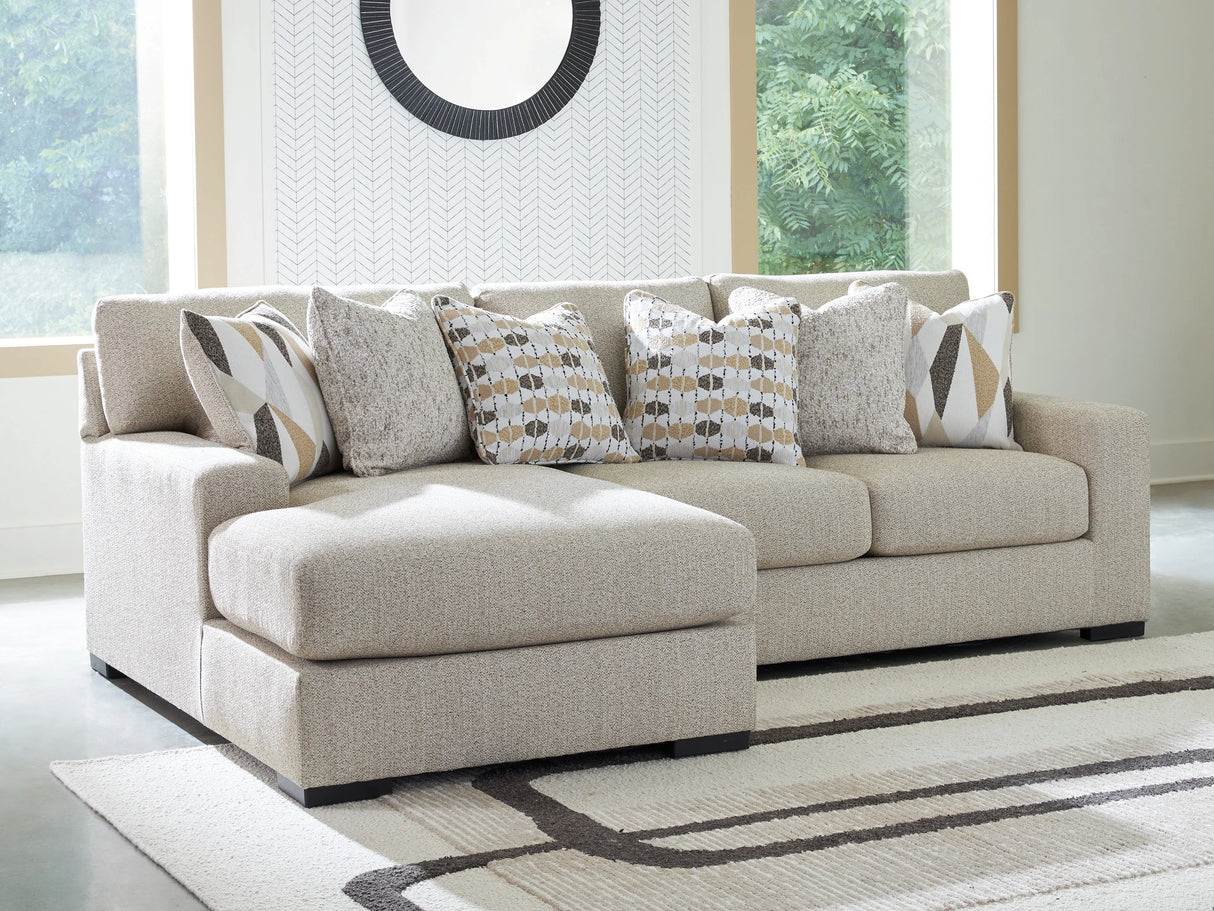 Laurelgrove 2-Piece Sectional Sofa with LAF Chaise by Ashley at Eve Furniture