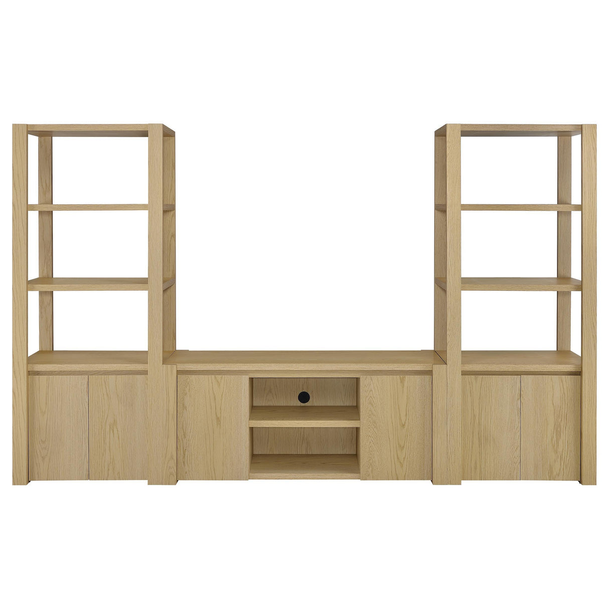 Laurelton Light Oak 60-inch 2-Door TV Stand Media Console by Coaster at Eve Furniture