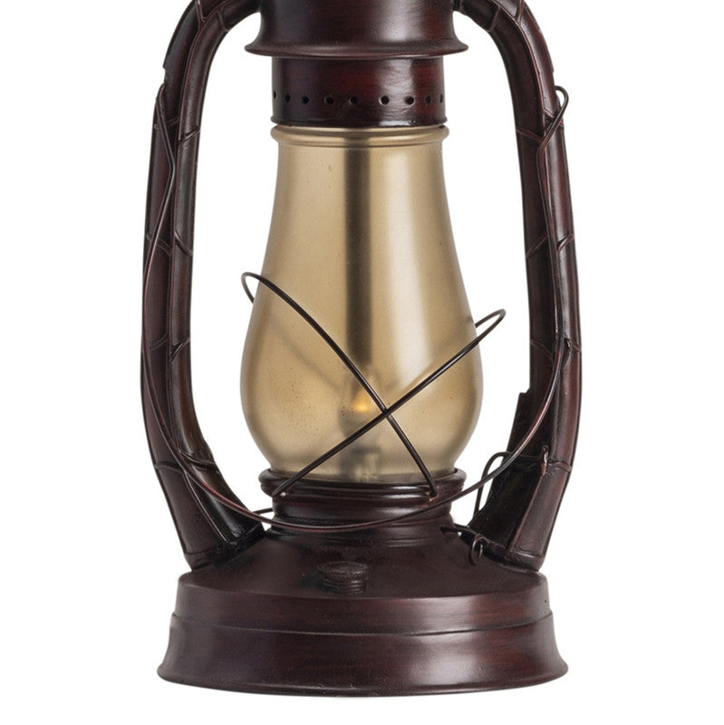 Lauren Red/Transparent Table Lamp by Crestview at Eve Furniture