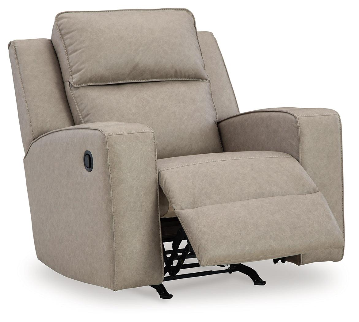 Lavenhorne Pebble Manual Recliner by Ashley at Eve Furniture