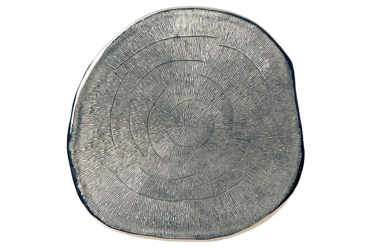 Laverford Chrome/Black End Table by Ashley at Eve Furniture