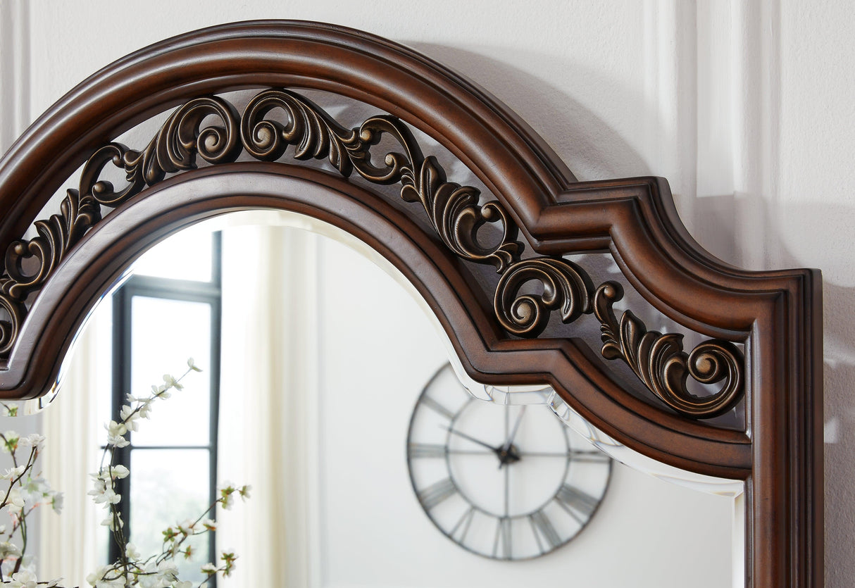 Lavinton Brown Bedroom Mirror by Ashley at Eve Furniture