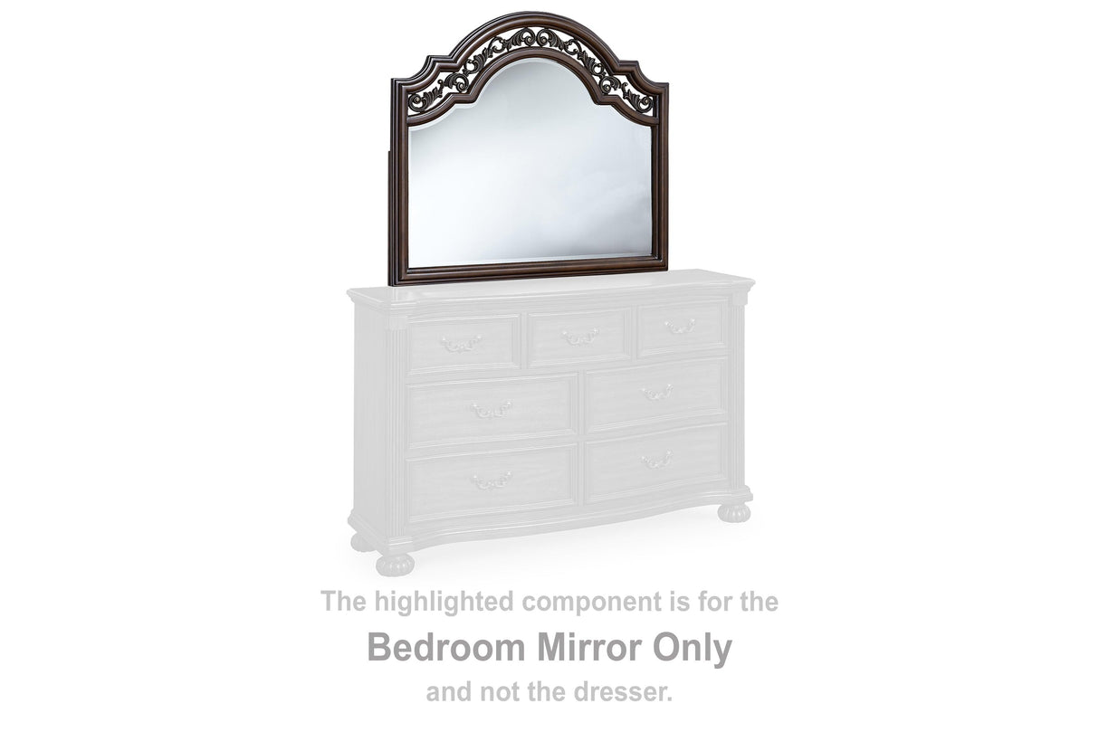 Lavinton Brown Bedroom Mirror by Ashley at Eve Furniture