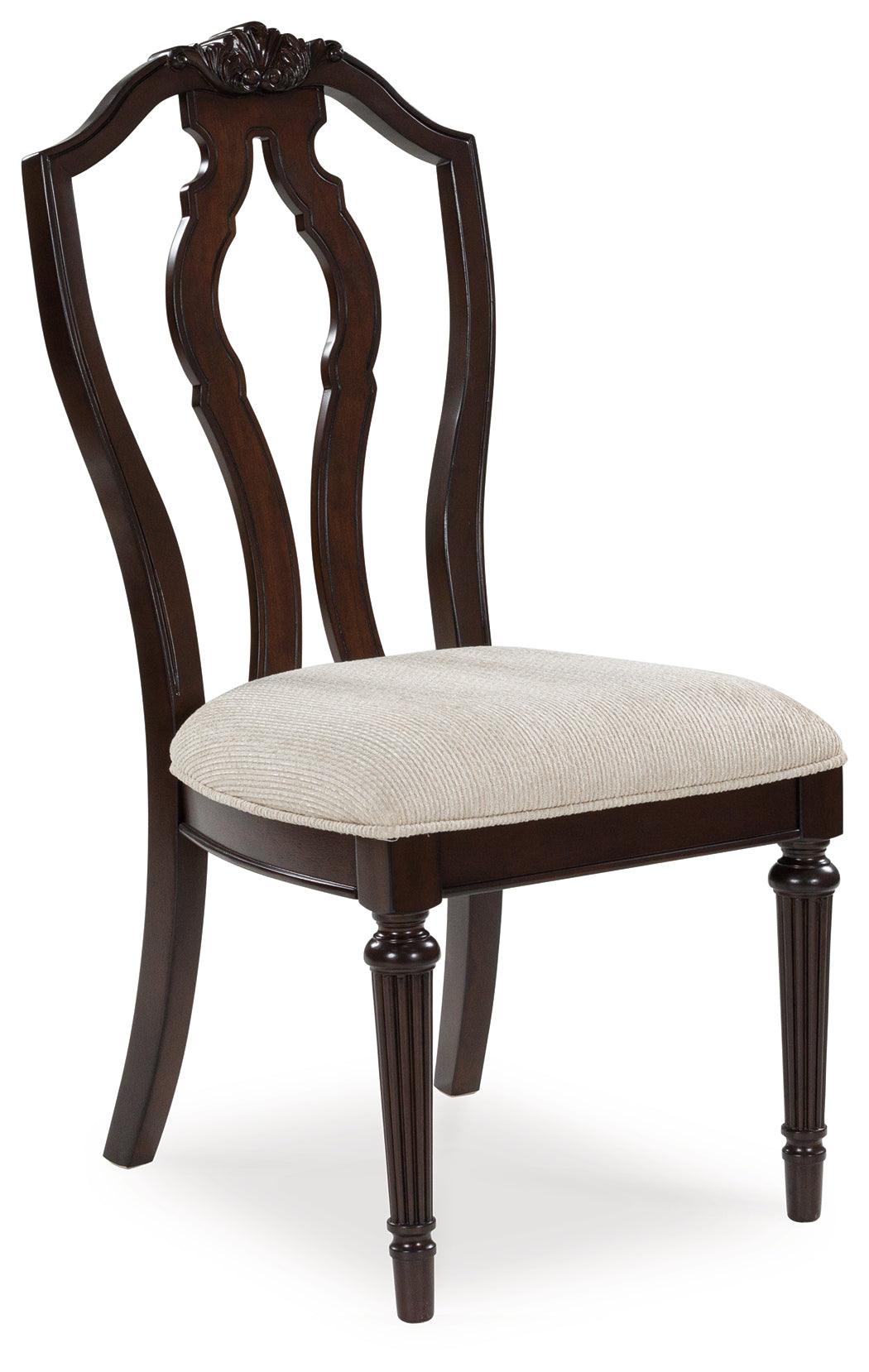 Lavinton Tan/Brown Dining Chair, Set of 2 by Ashley at Eve Furniture