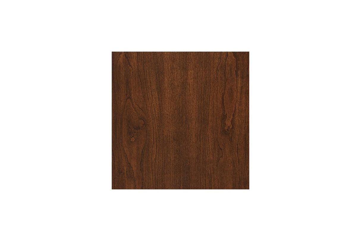 Lavinton Brown California King Poster Bed by Ashley at Eve Furniture