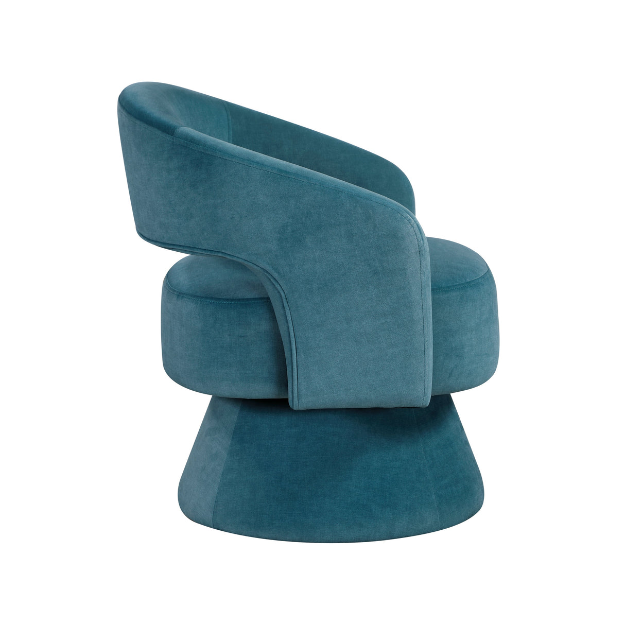 Lavon Dark Teal Swivel Chair by Homelegance at Eve Furniture