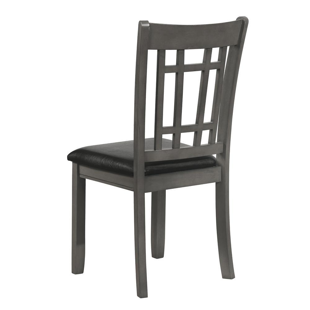 Lavon Espresso/Medium Gray Padded Dining Side Chairs, Set of 2 by Coaster at Eve Furniture