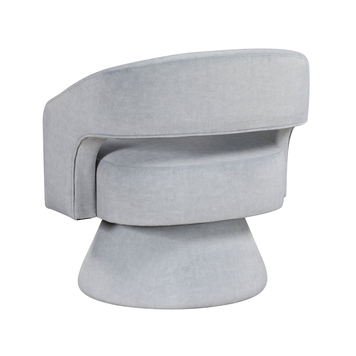 Lavon Gray Swivel Chair by Homelegance at Eve Furniture