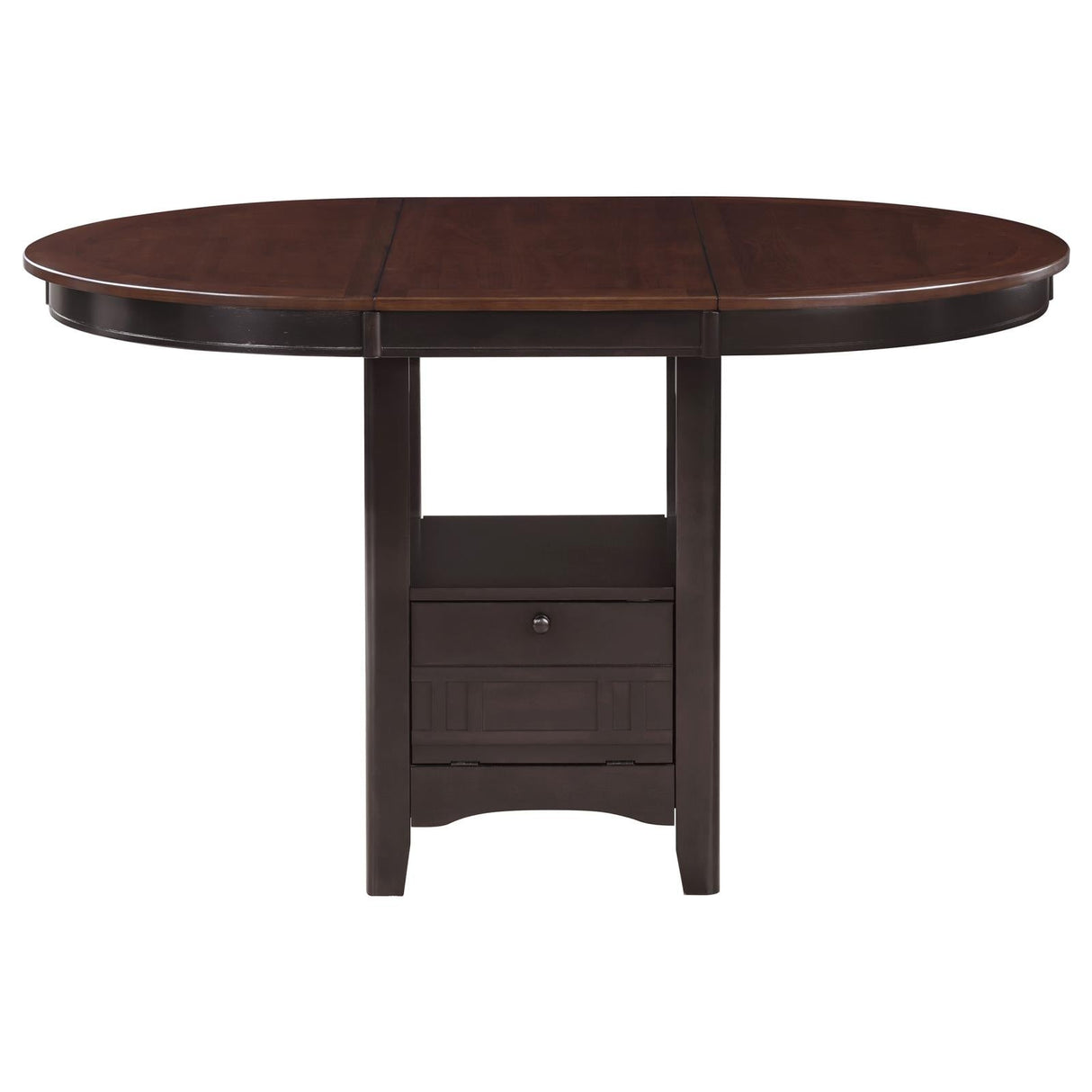 Lavon Light Chestnut and Espresso Counter Height Dining Set by Coaster at Eve Furniture