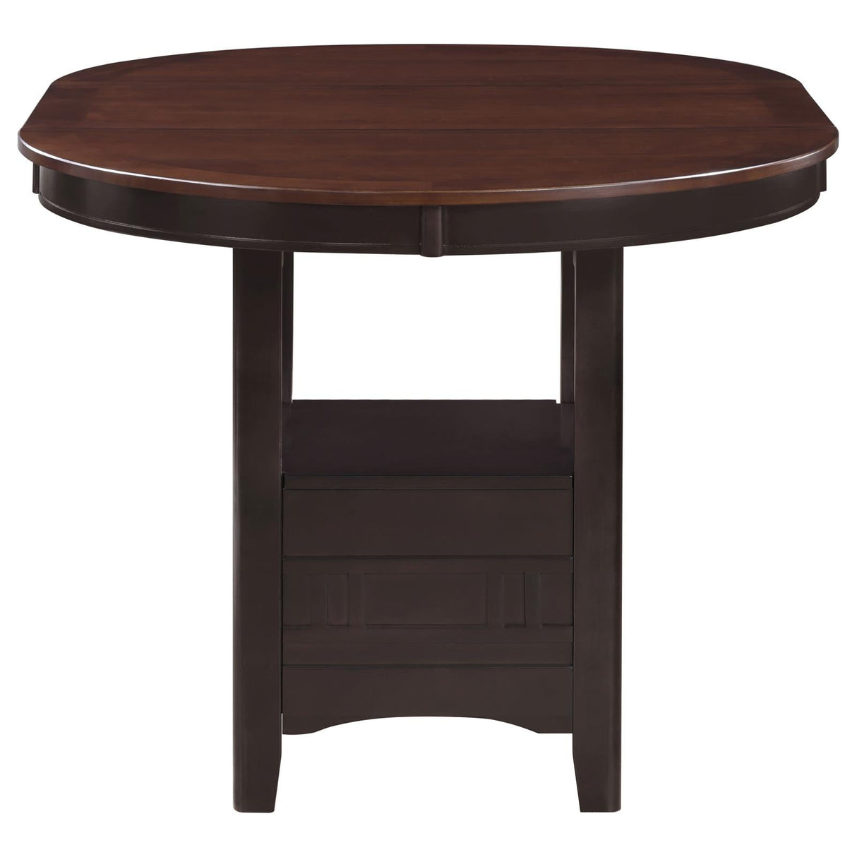 Lavon Light Chestnut and Espresso Counter Height Dining Set by Coaster at Eve Furniture