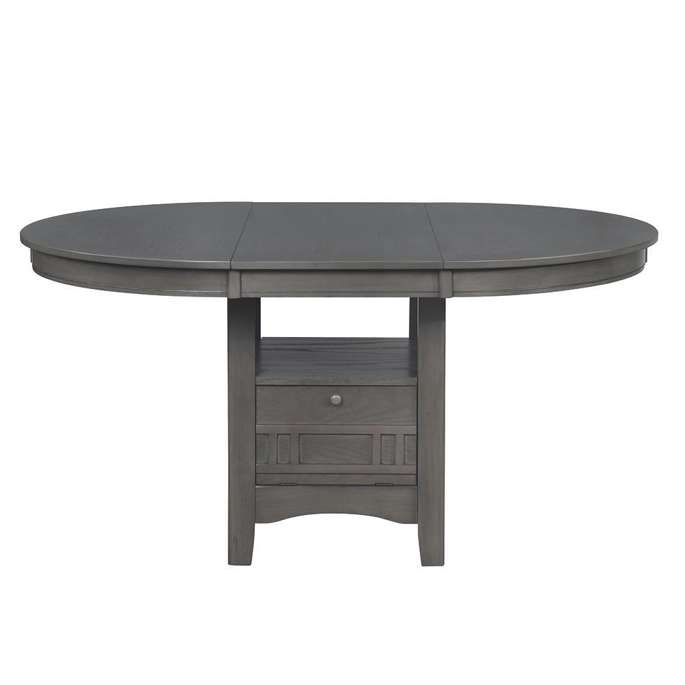 Lavon Medium Gray Dining Table with Storage by Coaster at Eve Furniture