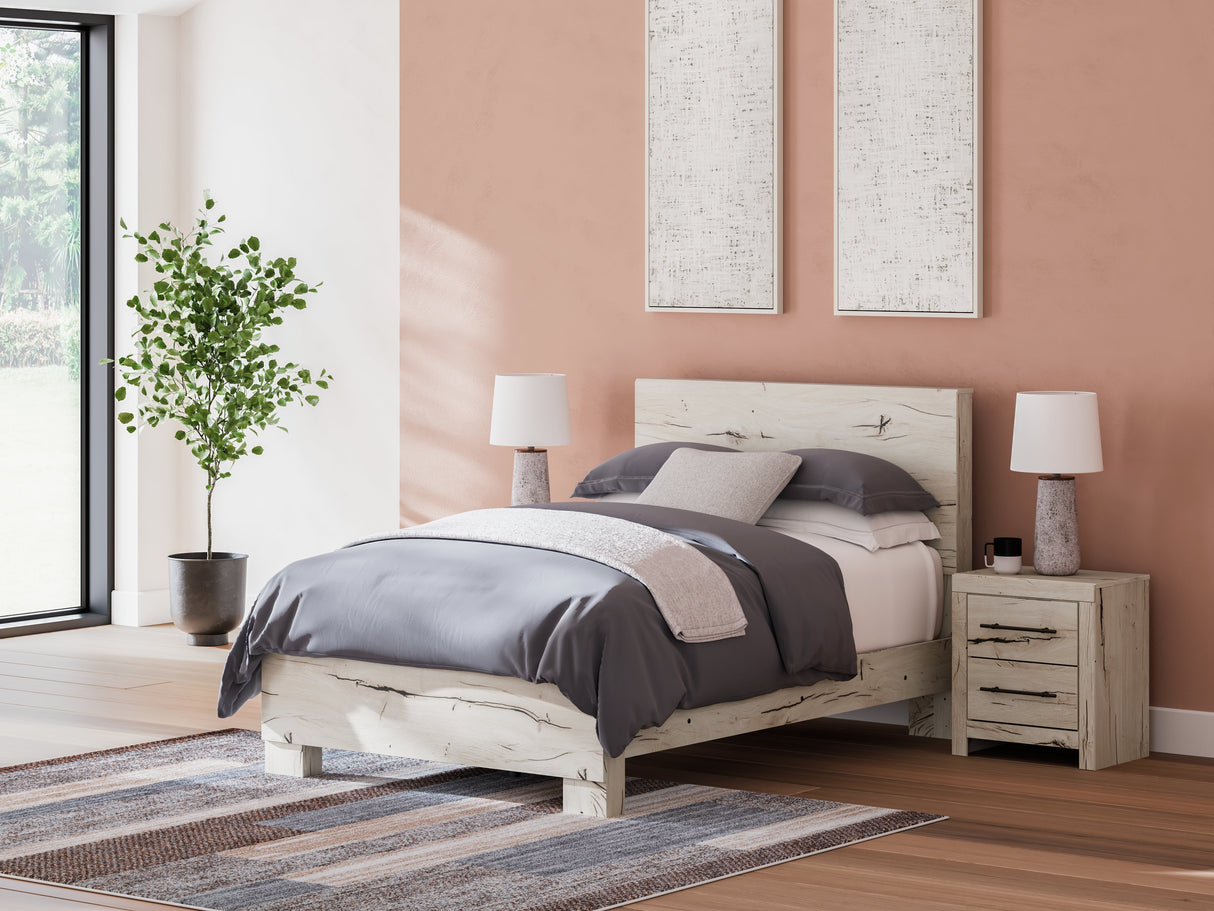 Lawroy Light Natural Full Panel Bed by Ashley at Eve Furniture