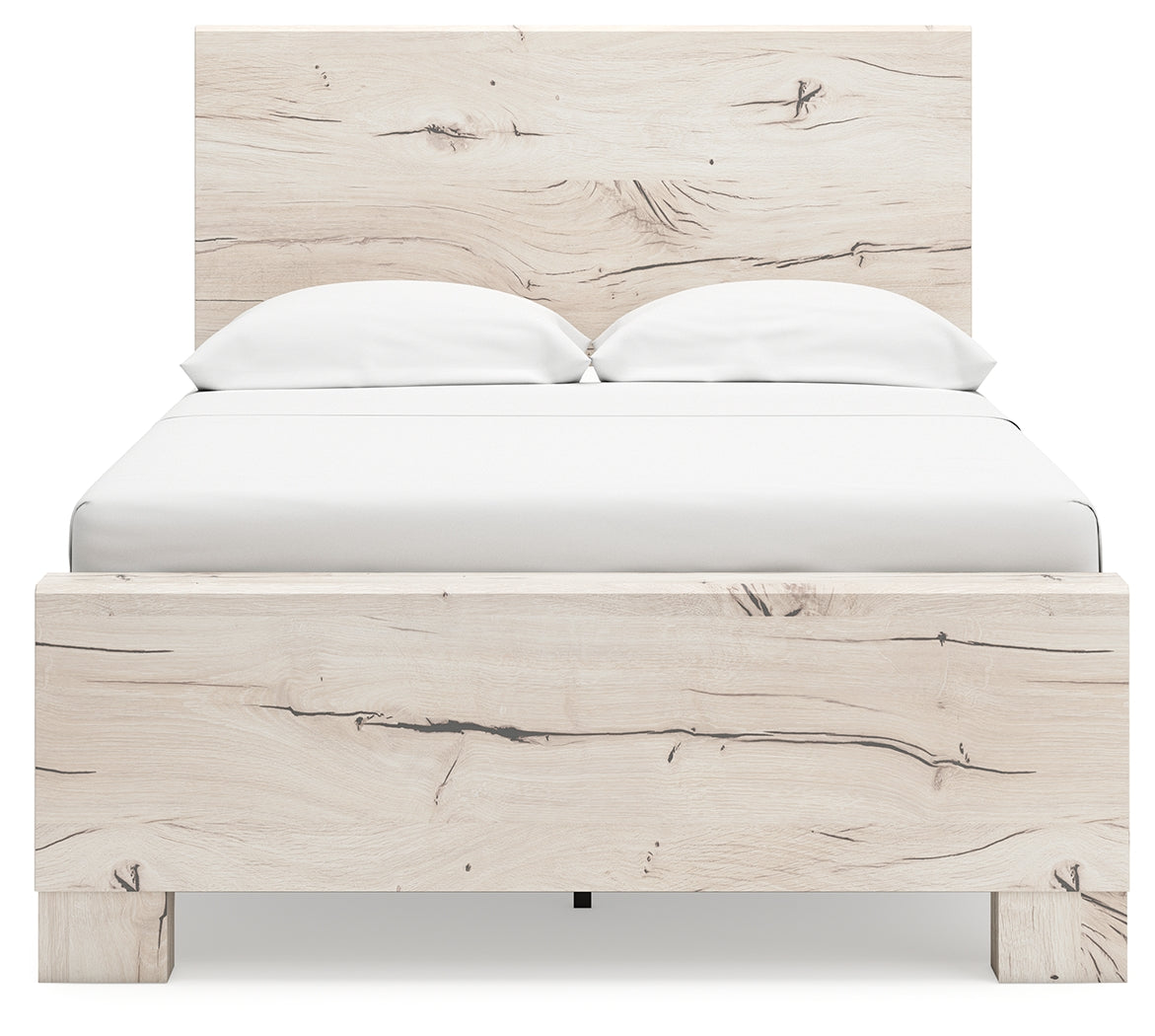 Lawroy Light Natural Full Panel Bed by Ashley at Eve Furniture