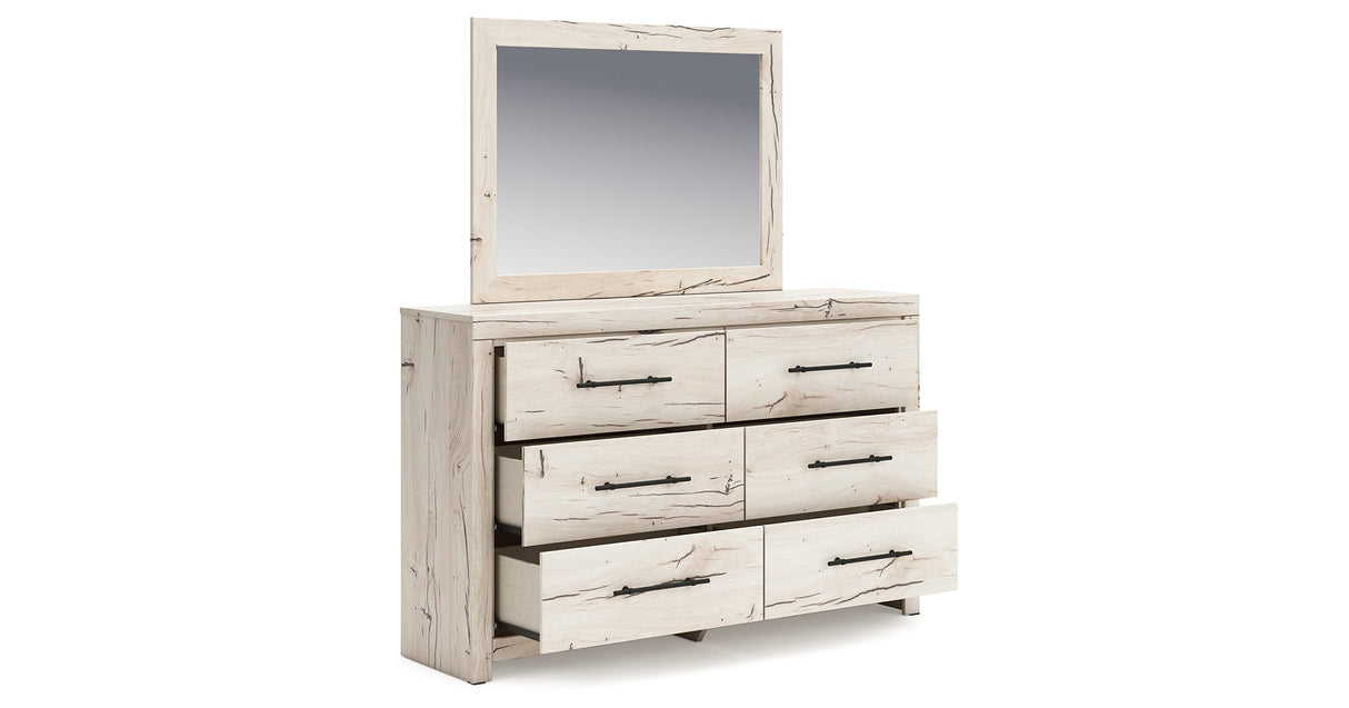 Lawroy Light Natural Panel Bedroom Set by Ashley at Eve Furniture