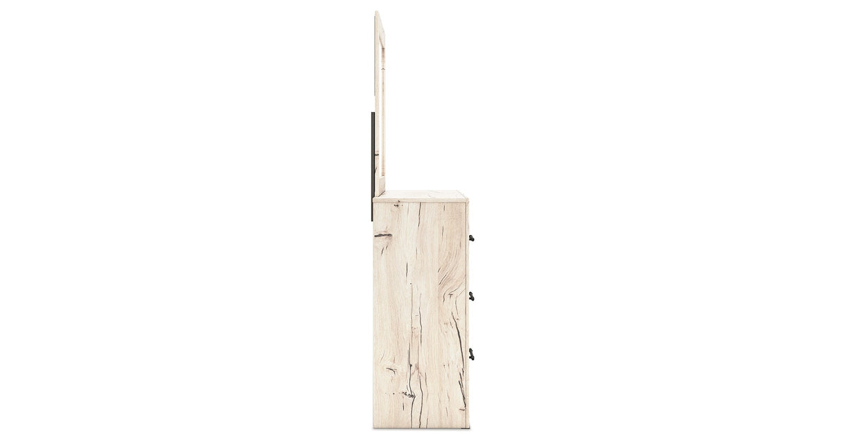 Lawroy Light Natural Panel Bedroom Set by Ashley at Eve Furniture