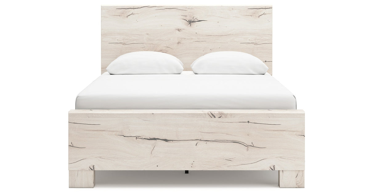 Lawroy Light Natural Panel Bedroom Set by Ashley at Eve Furniture