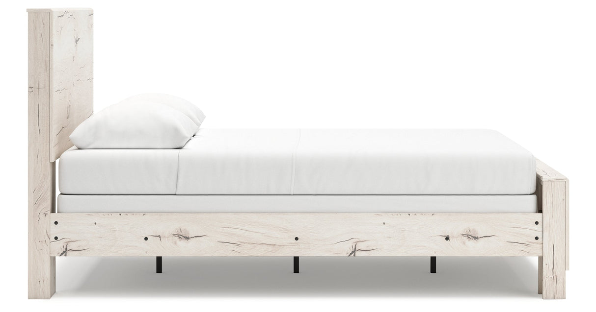 Lawroy Light Natural Panel Bedroom Set by Ashley at Eve Furniture