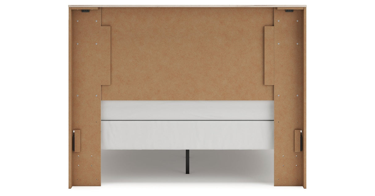 Lawroy Light Natural Panel Bedroom Set by Ashley at Eve Furniture