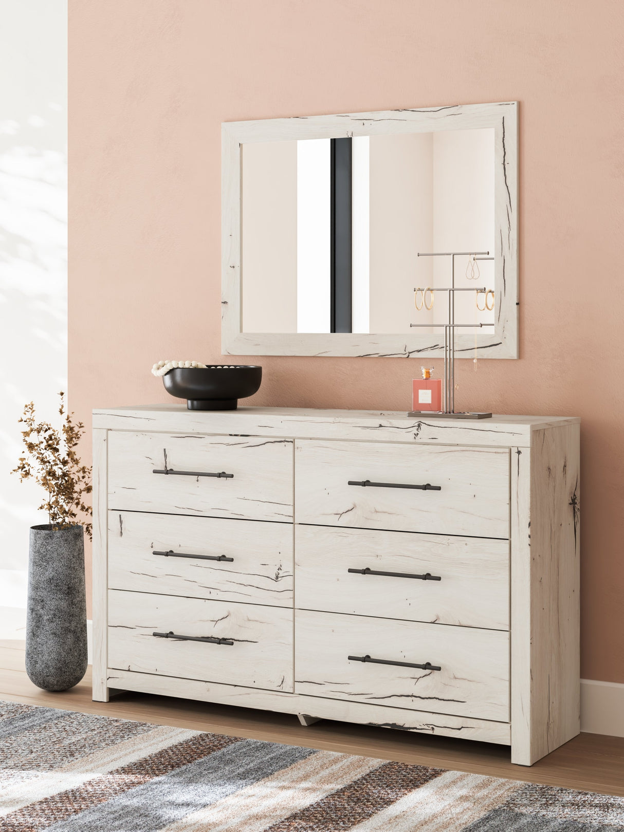 Lawroy Light Natural Panel Bedroom Set by Ashley at Eve Furniture