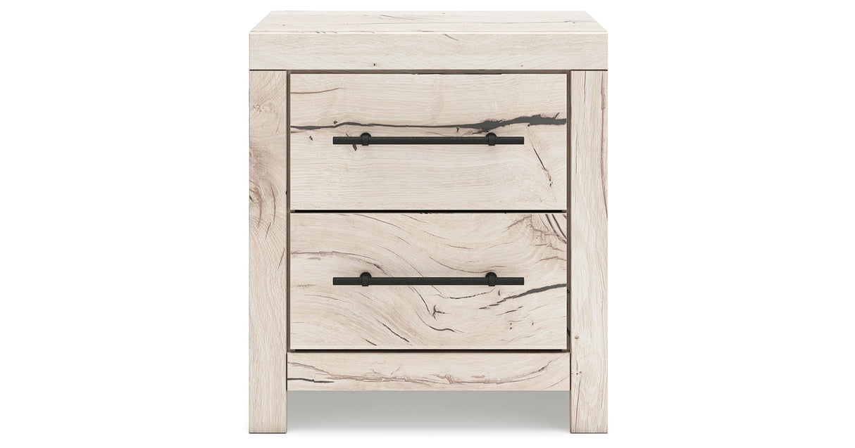Lawroy Light Natural Panel Bedroom Set by Ashley at Eve Furniture