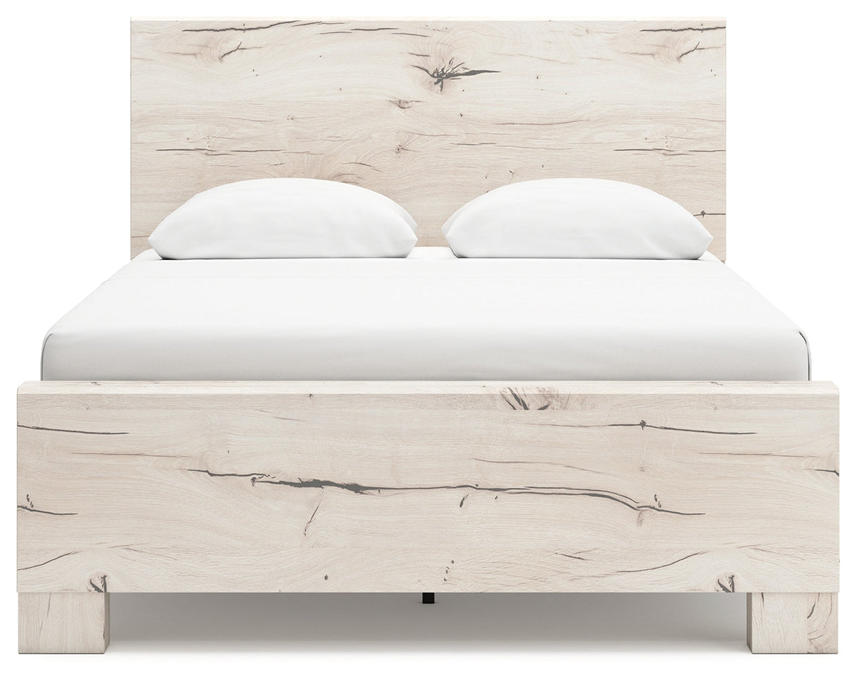 Lawroy Light Natural Queen Panel Bed by Ashley at Eve Furniture