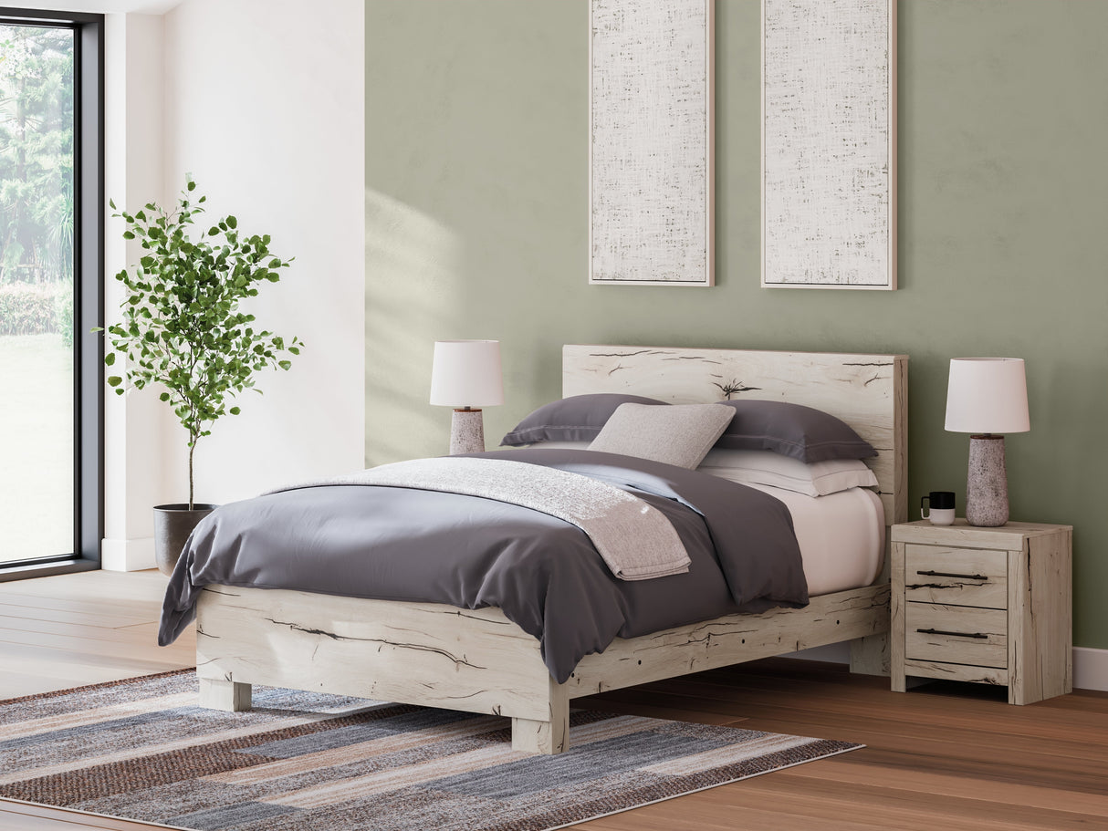 Lawroy Light Natural Queen Panel Bed by Ashley at Eve Furniture