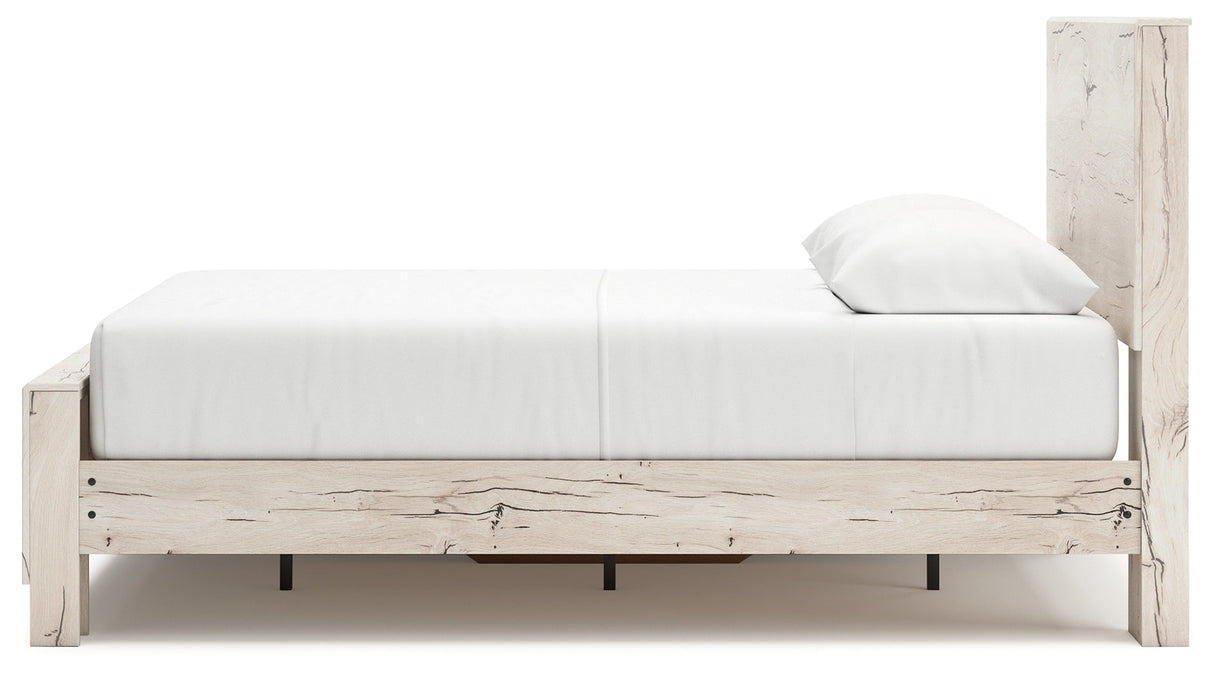 Lawroy Light Natural Queen Storage Platform Bed with 2 Drawers by Ashley at Eve Furniture