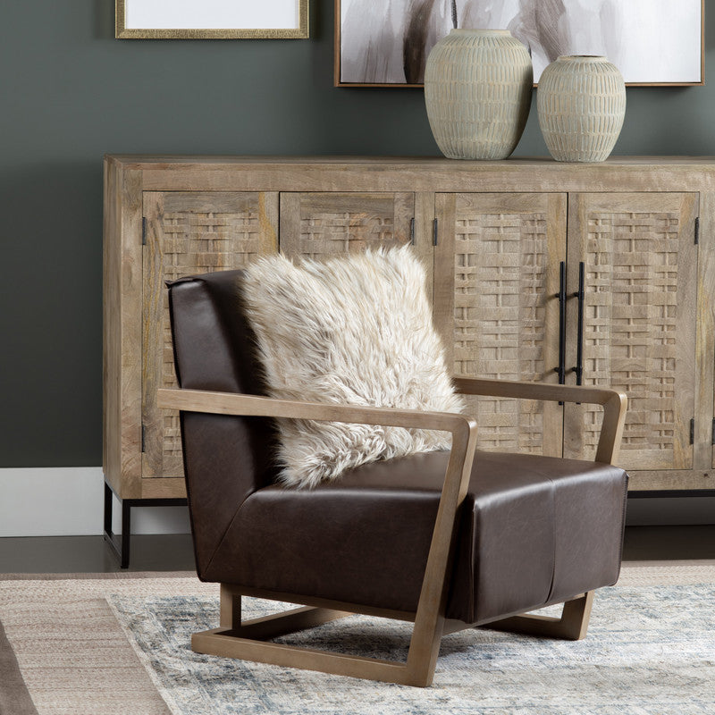 Lawson Brown/Tan Accent Chair by Crestview at Eve Furniture