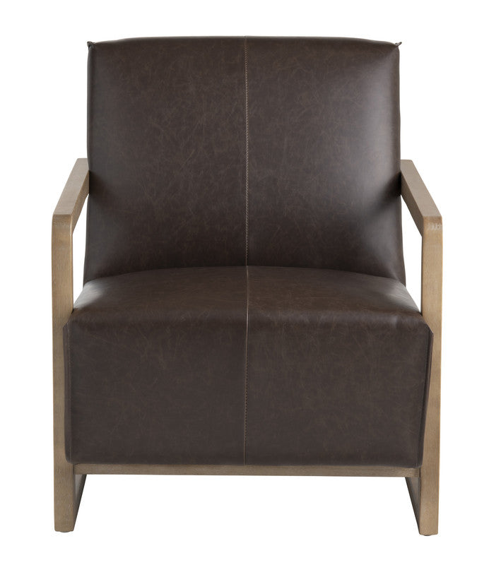 Lawson Brown/Tan Accent Chair by Crestview at Eve Furniture
