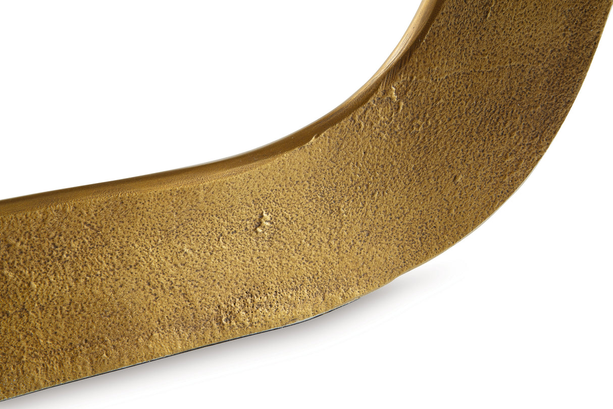Lawtonville Antique Gold Finish Vase by ASHLEY FURNITURE at Eve Furniture