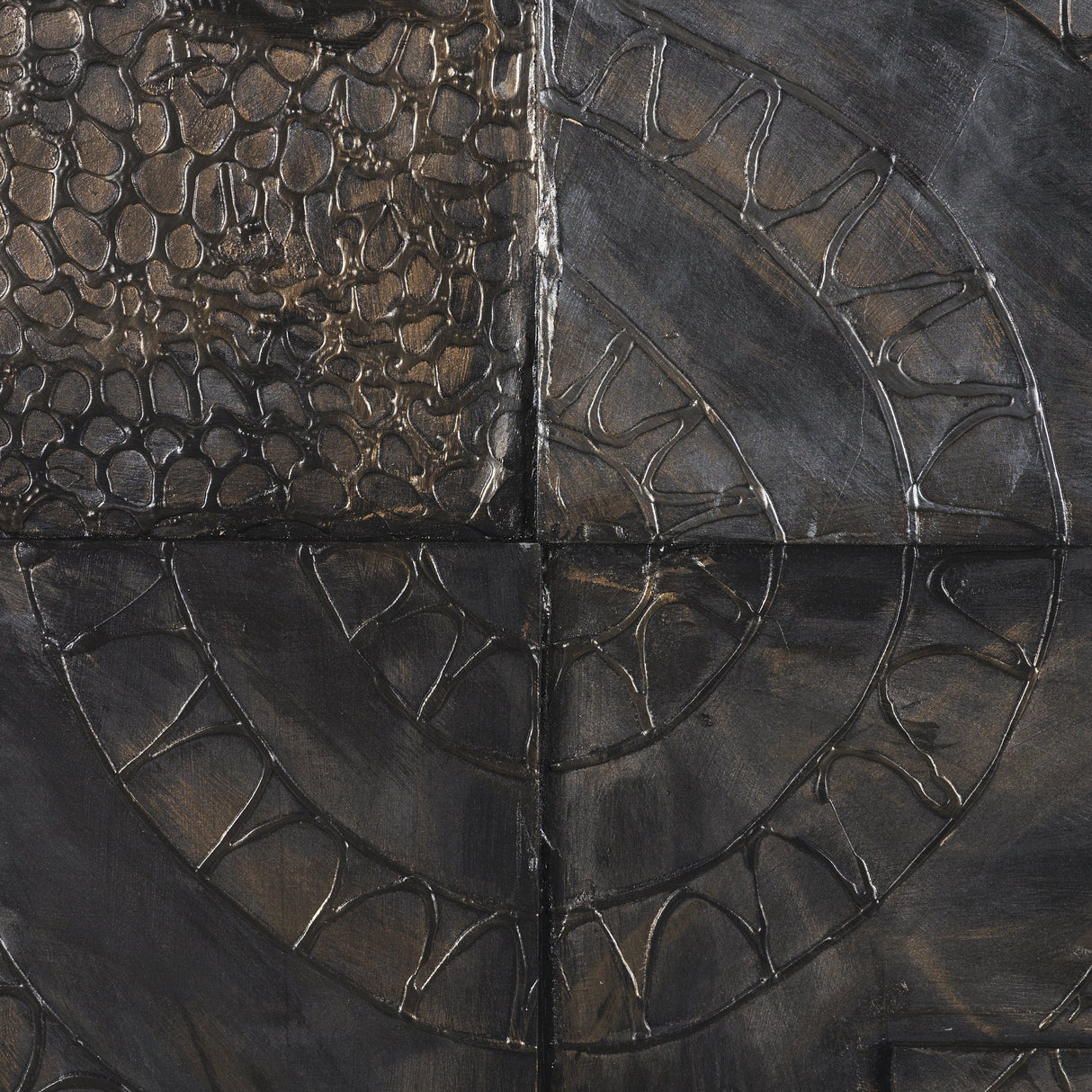 Layered Alloy I by Studio M a handmade Original 3D Textured Framed Artwork by Mercana at Eve Furniture
