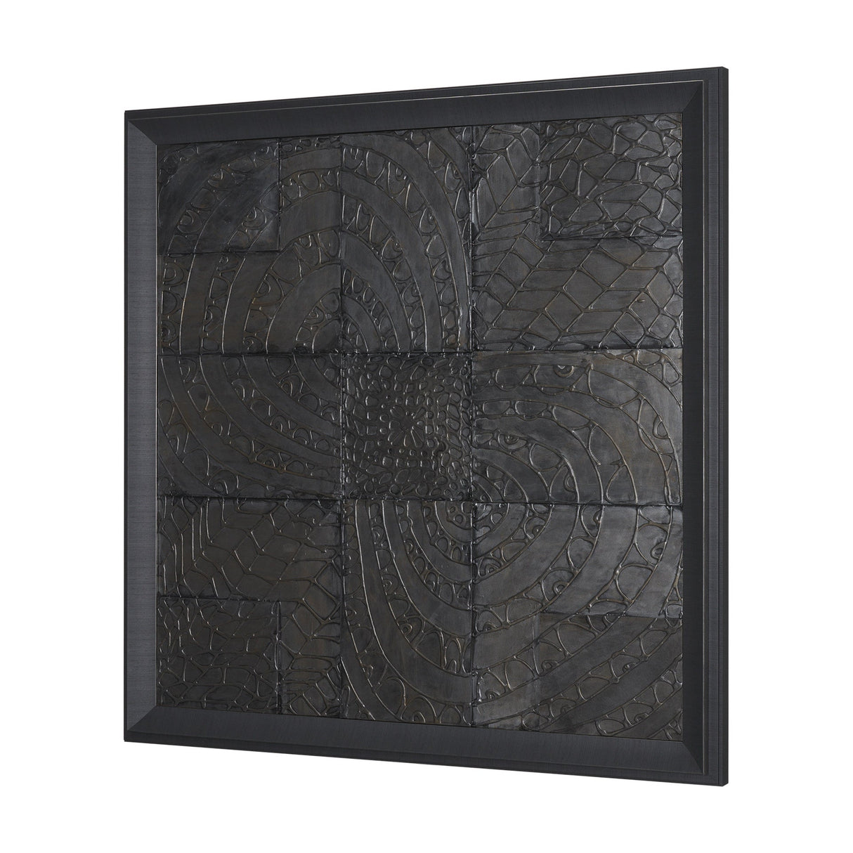Layered Alloy I by Studio M a handmade Original 3D Textured Framed Artwork by Mercana at Eve Furniture