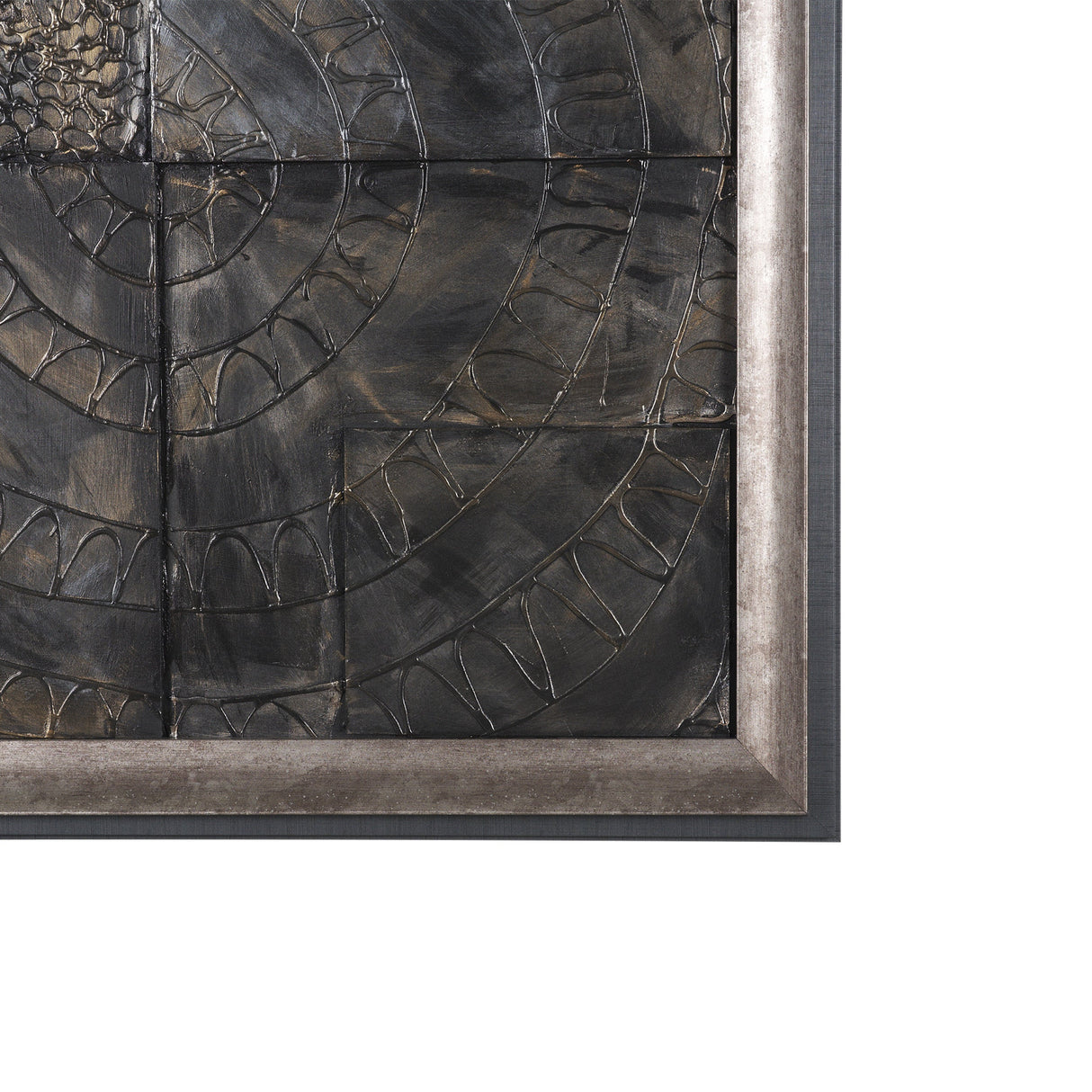 Layered Alloy I by Studio M a handmade Original 3D Textured Framed Artwork by Mercana at Eve Furniture