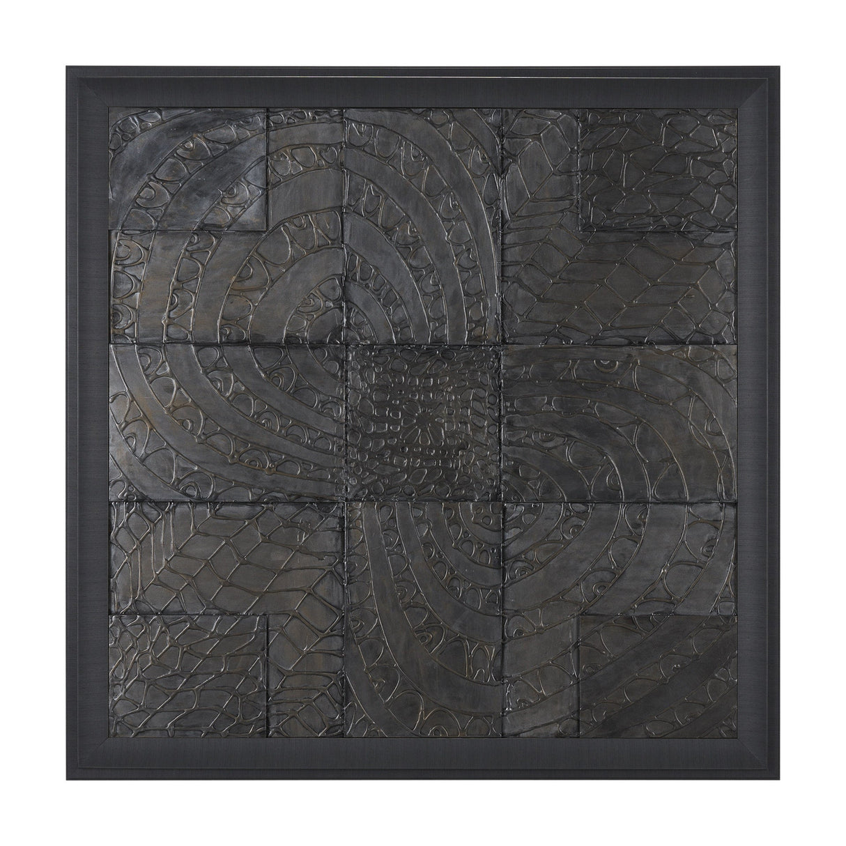 Layered Alloy I by Studio M a handmade Original 3D Textured Framed Artwork by Mercana at Eve Furniture
