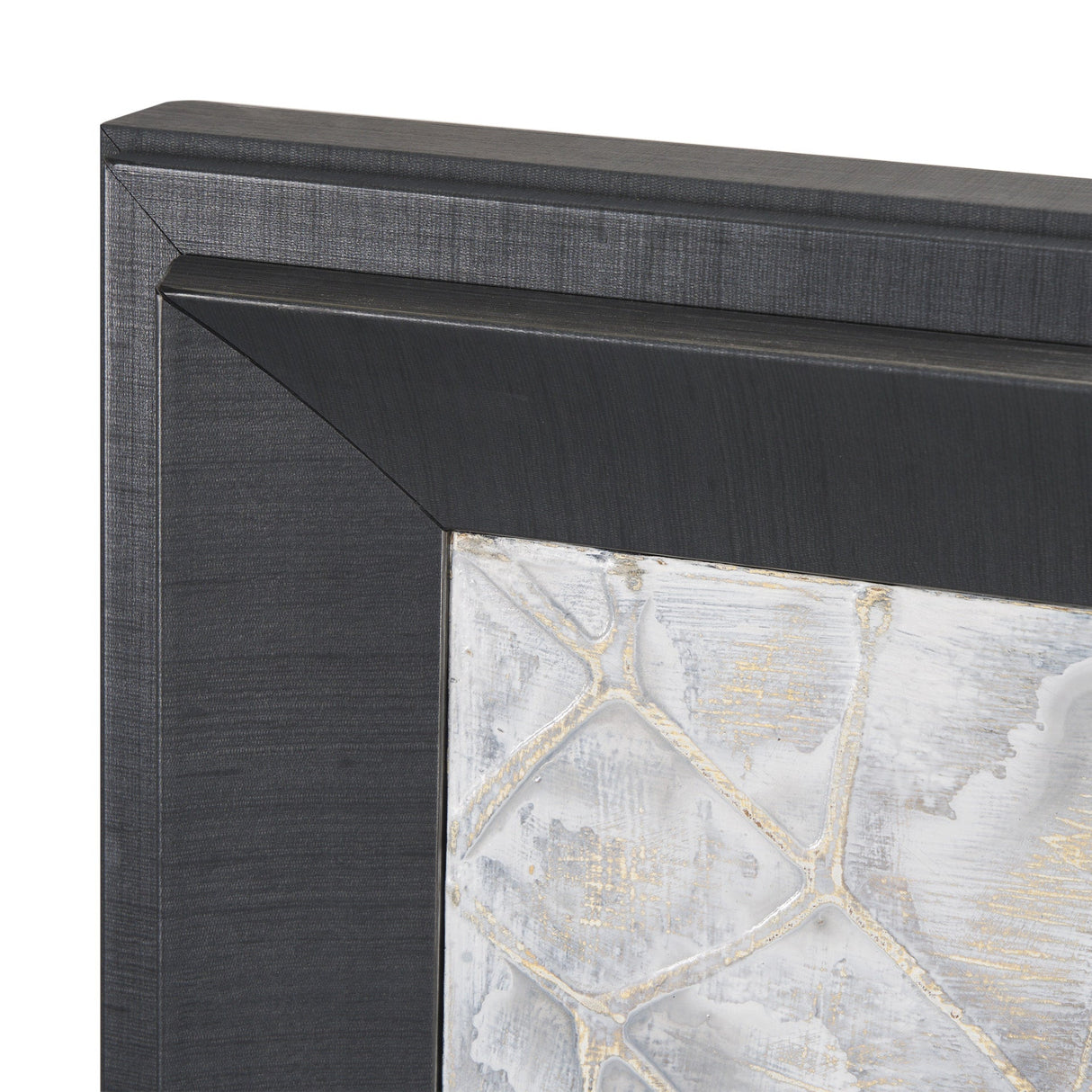 Layered Alloy II by Studio M a handmade Original 3D Textured Framed Artwork by Mercana at Eve Furniture