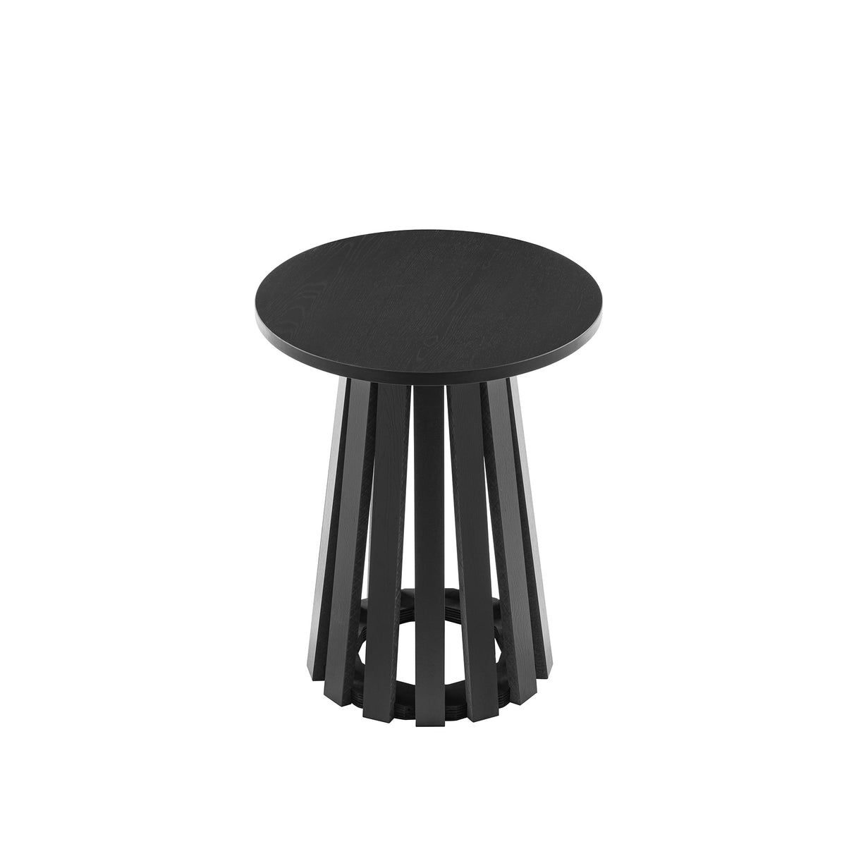 Layla End Table in Black by Manhattan Comfort at Eve Furniture