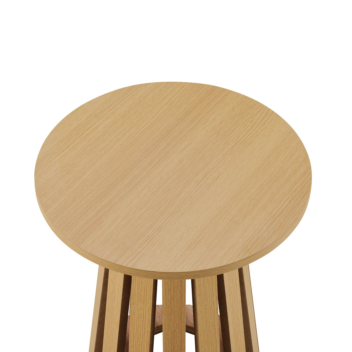 Layla End Table in Natural Oak by Manhattan Comfort at Eve Furniture