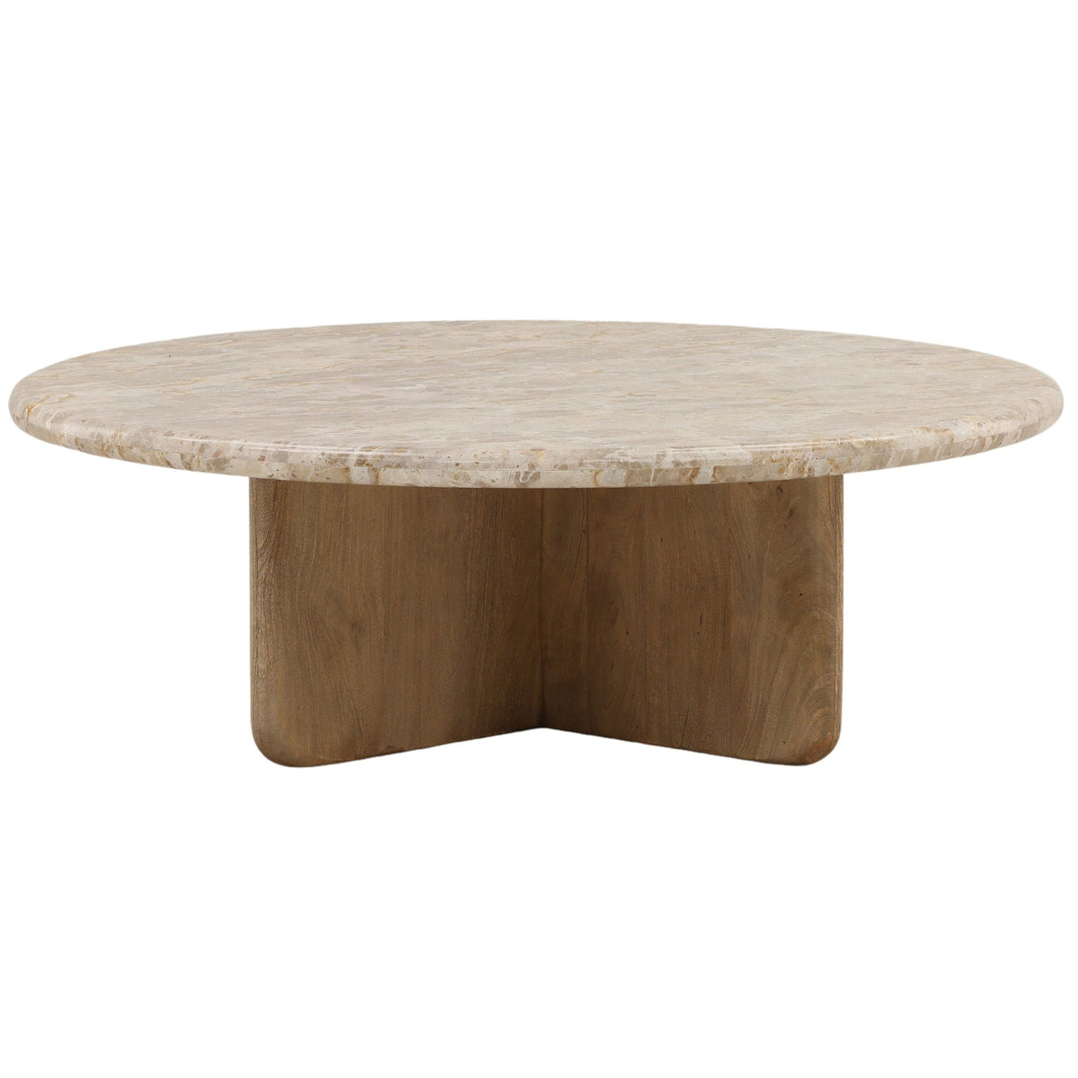 Layna Coffee Table, Beige by Dovetail at Eve Furniture