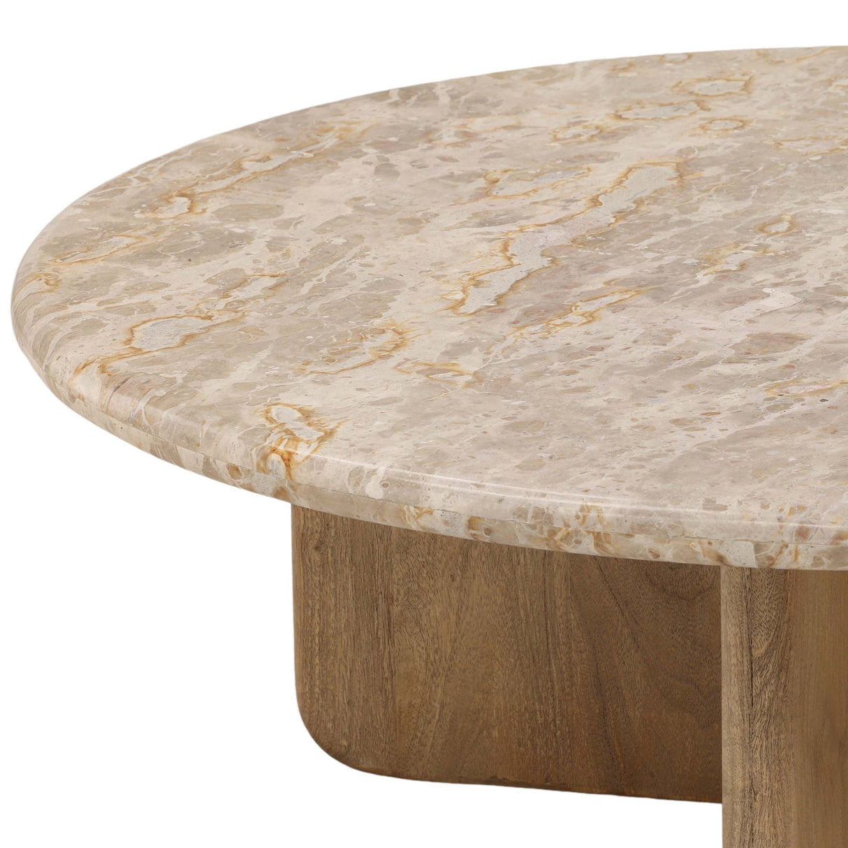 Layna Coffee Table, Beige by Dovetail at Eve Furniture