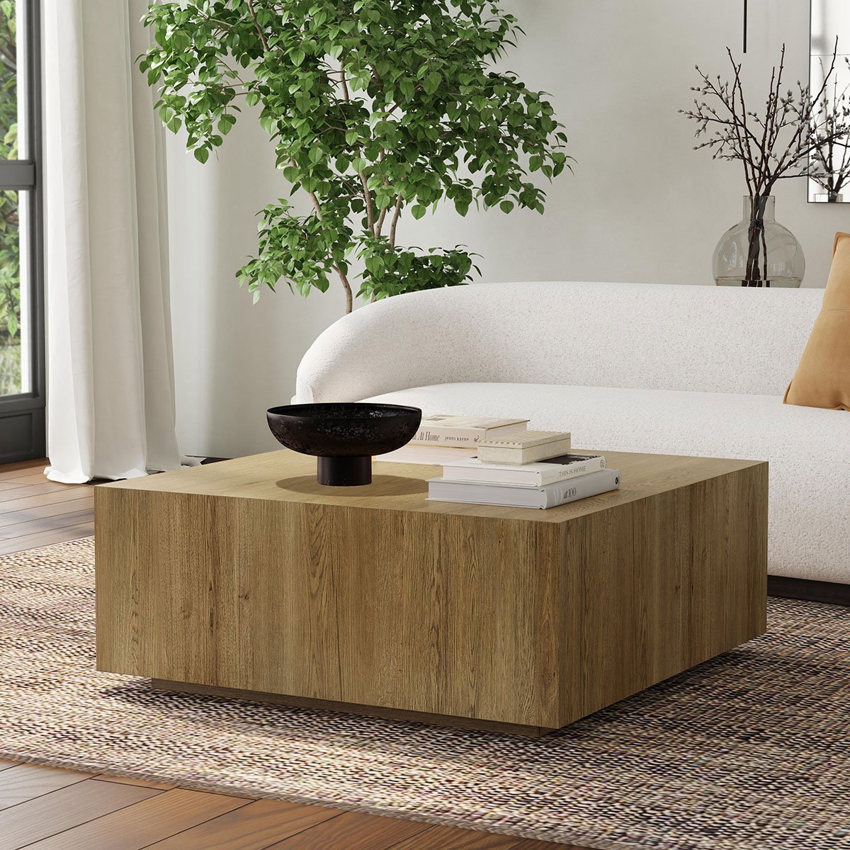 Layne Coffee Table with Casters by Classic Home at Eve Furniture